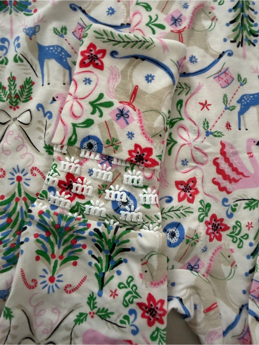 NWOT Magnetic Me Christmas Modal convertible footies- 12-18M - Picture 5 of 5